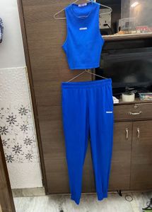 Blue Tank & Jogger Set