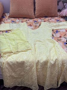 Elegant Embroidered Kurta Set-  Not used