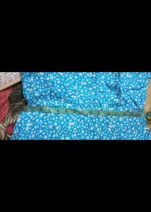 totally new dress not used,sky Blue Floral Maxi D