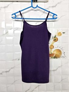 AND Top with Inner - Two Piece (Wine Colour)