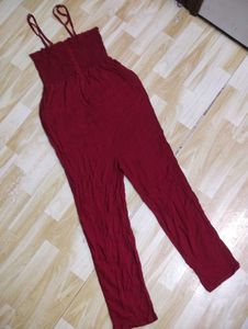 Maroon Jumpsuit