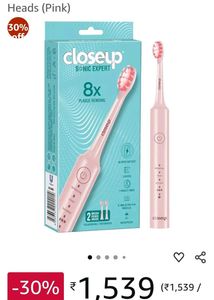 Closeup Sonic Expert Electric Toothbrush