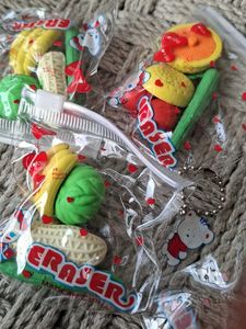Cute Fruit &amp; Veggie Erasers!