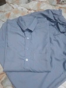 Grey Casual pathani kurta pajama