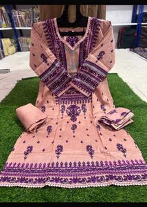 Yellow Printed Kurta Set