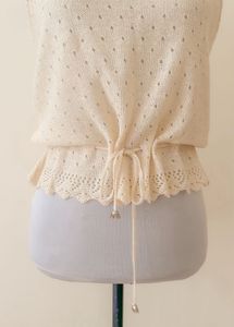 Daisy lace knit camisole