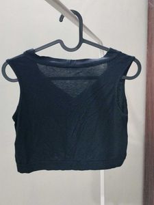Black Sleeveless Top