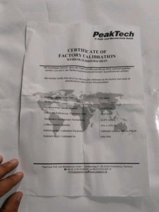 PeakTech 5305 PH-Meter 2 in 1 LCD Display IP65