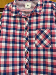 Max Checked Flannel Cotton Shirt XL