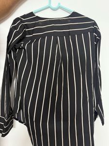 Formal Regular Full sleeves solid women black top