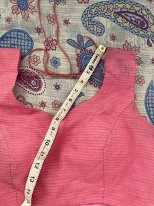 Designer Padded Blouse Pink