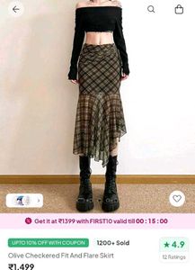 Y2k Newme Skirt