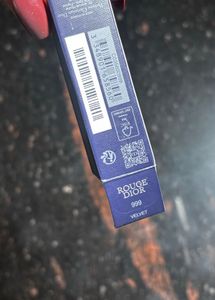 Dior Rouge Velvet Lipstick In Shade 999 Velve