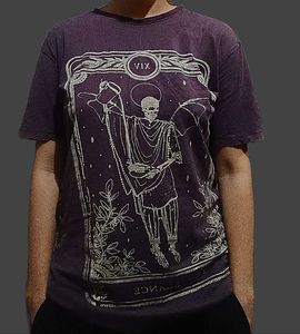 Grunge /Goth / Punk Vintage Print Oversized Tshirt