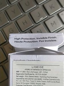Laneige Hydro UV Defense EX Sunscreen