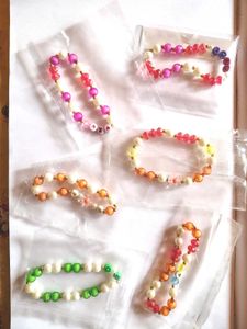 Korean Beaded Bracelet Bundle- set of 6