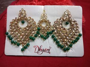 Dhyani Earring With Maang Tikka 🆕