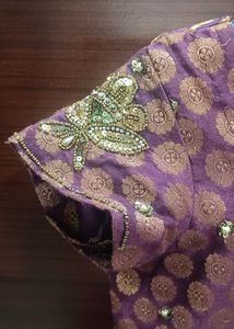 Purple Kurta Set