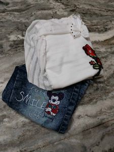 kids jeans top cutie offers