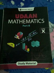PW CLASS 10 MATHEMATICS UDAAN BOOKS SET OF 2