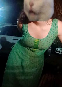 Sleevless Kurti Pista Green 💚