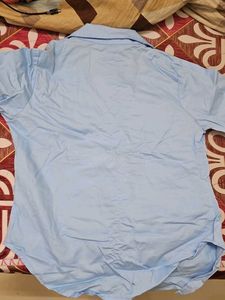 Blue Wrap Around Shirt