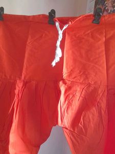Orange Cotton Salwar