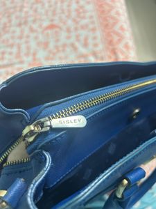 Authentic Blue Sisley Handbag