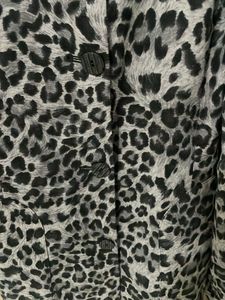 Woolen wear animal print jacket