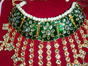 Green Kundan Bridal Jewelry Set