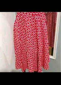 Red Wheel Off Shoulder