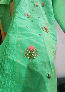 Hand Work Zari Suit