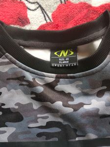 Camouflage Print Sweatshirt