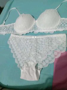 White Lace Bra Set