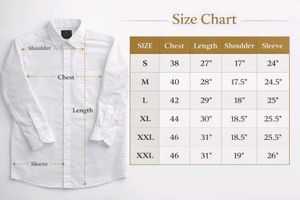Men's White Formal Shirt