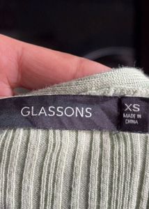 Mint Green Cropped Cardigan