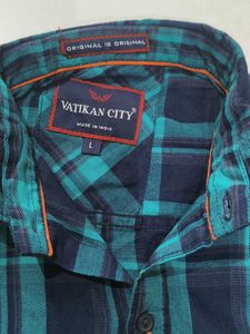 Vatikan City Checkered Shirt