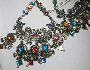 Antique Oxidized Earring