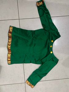 Green Ethnic Lehenga Choli Set