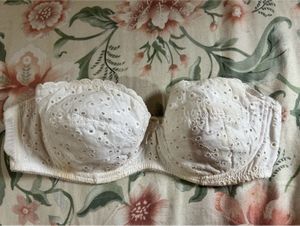 White Eyelet Bra