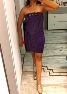 Harpa Purple Bodycon Dress