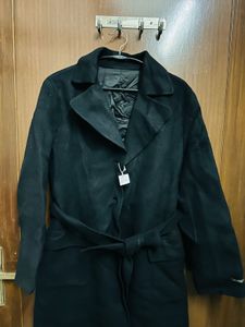 Elegant Black Trench Coat