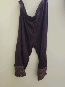 Ethnic Maroon Palazzos