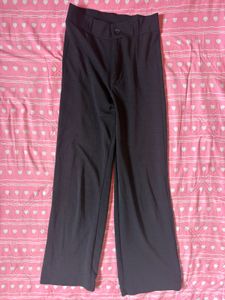 Black Wide Leg Trousers