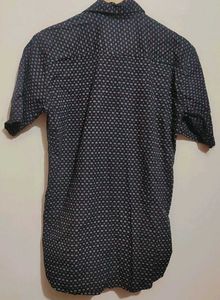 Black Printed Shirt For Boy &amp; Men 38 Chest