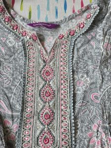 Elegant Floral Kurta