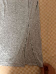 H&amp;M Tshirt And Slit Skirt Co-ord Set