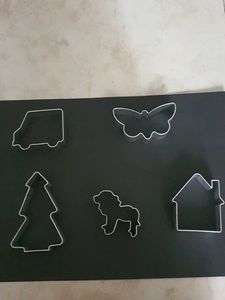 🥳Set Of 5 Cookie 🍪 Cutters