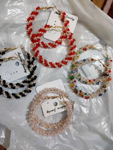 Korean Hoops Earings