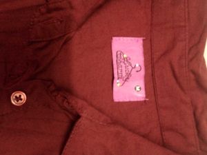 Maroon Cotton Shirt